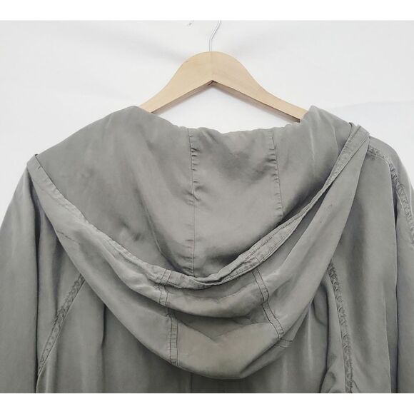 Lululemon City Stroll Hoodie Size 8? Tencel Woven Pullover Cinch Hem Half Zip - Picture 5 of 6